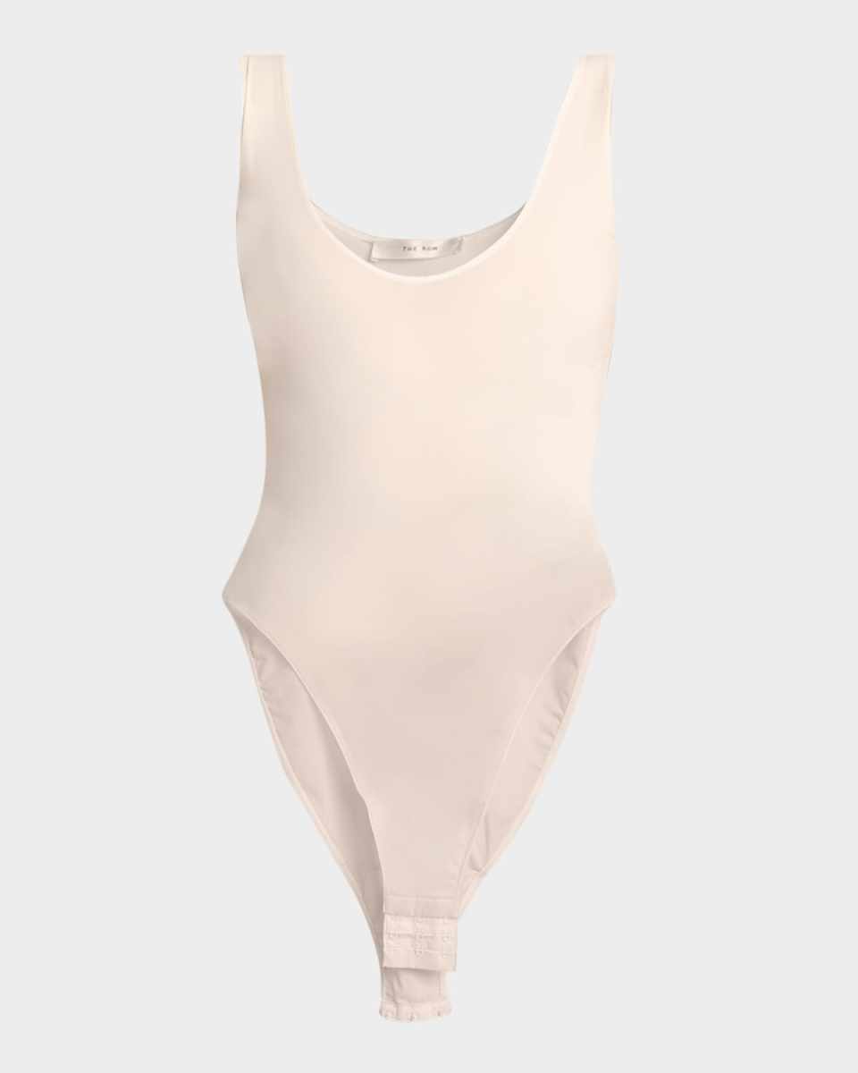 Mandie Scoop-Neck Sleeveless Bodysuit